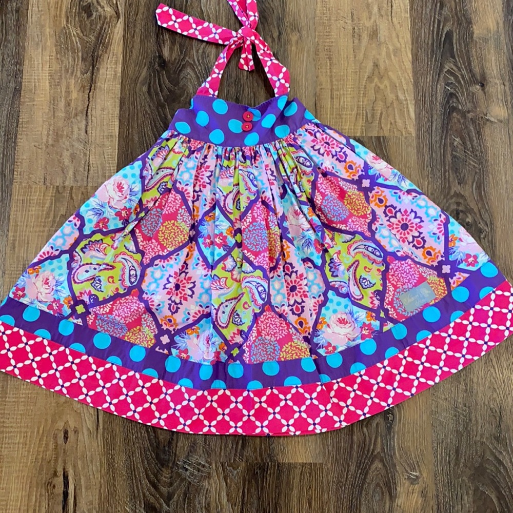 Girls Eleanor Rose halter dress. Size 5/6 NWOT